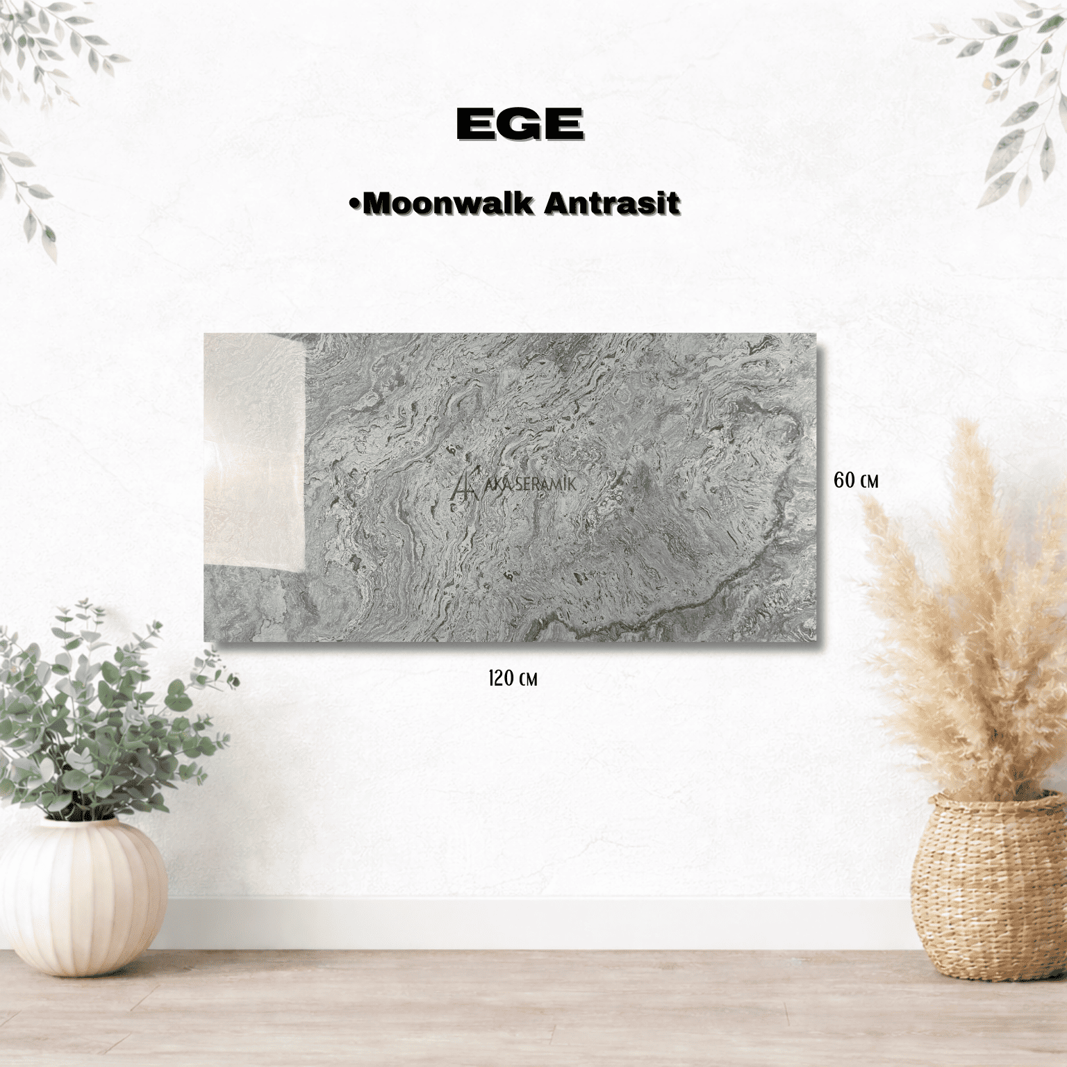 EGE / MOONWALK ANTRASİT (Full Lappato)