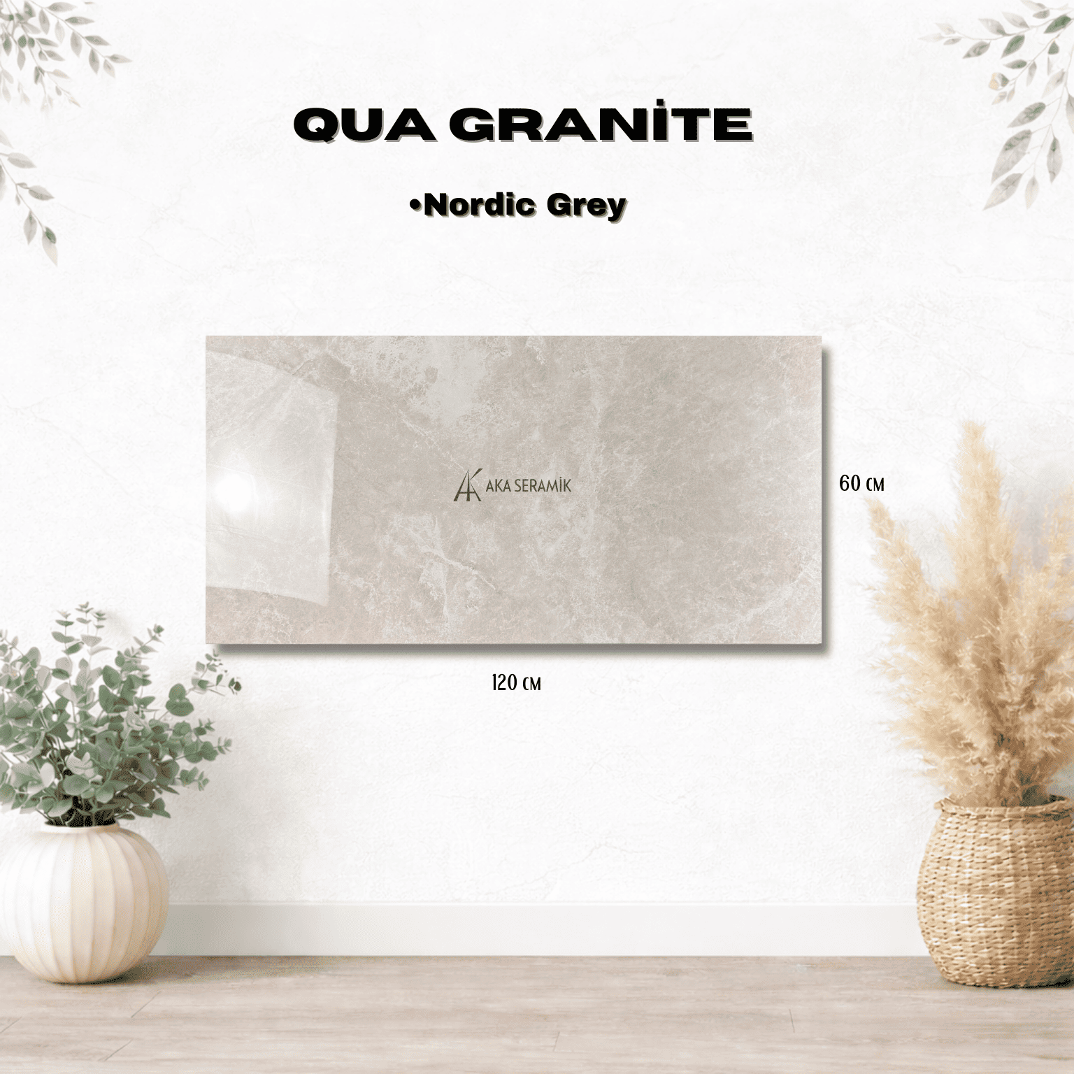 QUA / NORDİC GREY (Full Lappato)