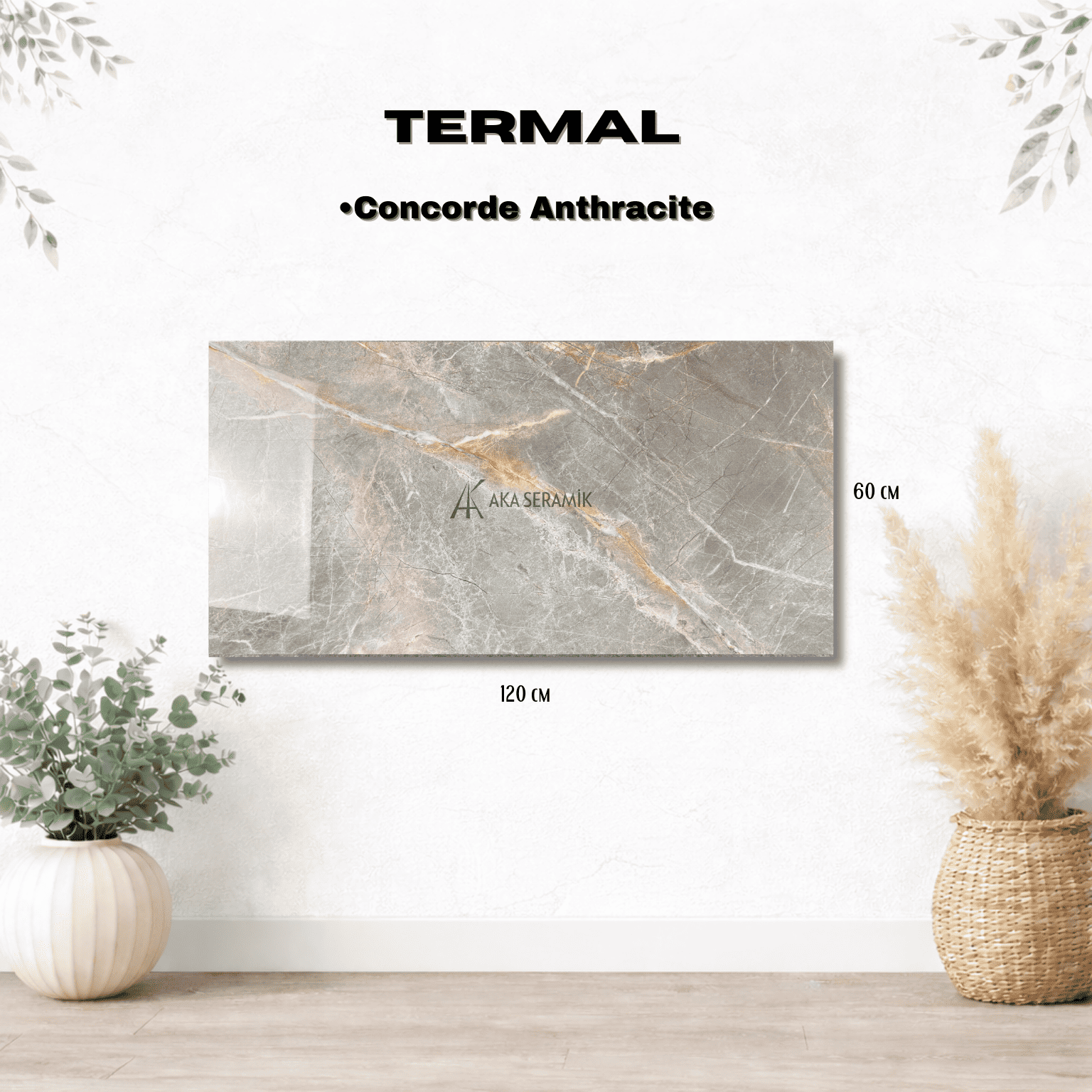 TERMAL / CONCORDE ANTHRACİTE (Full Lappato)