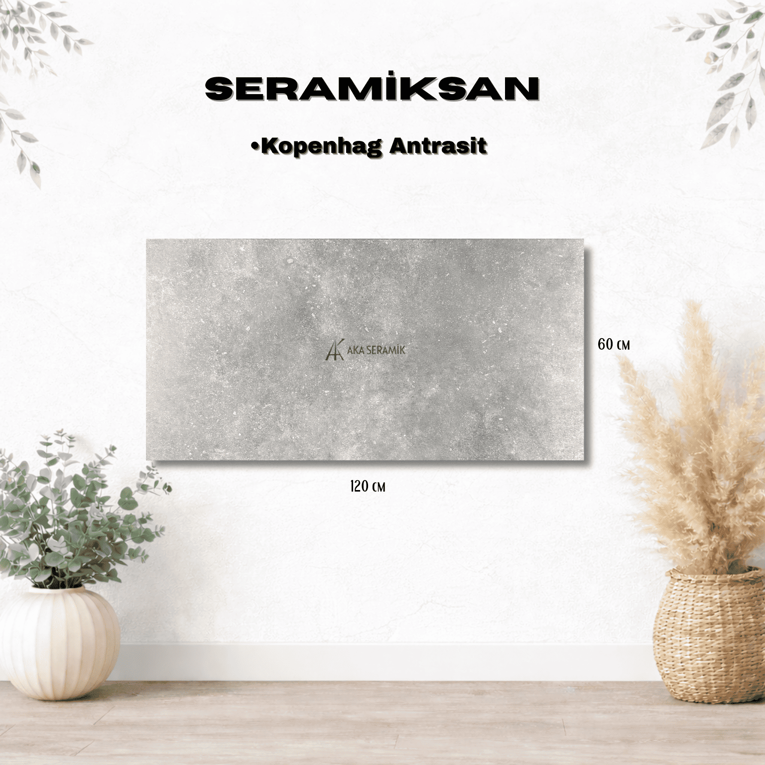 SERAMİKSAN / KOPENHAG ANTRASİT(Mat)